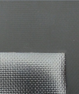 500D18*17黑色夹网布